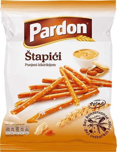 Marbo Štapići Pardon kikiriki 210g