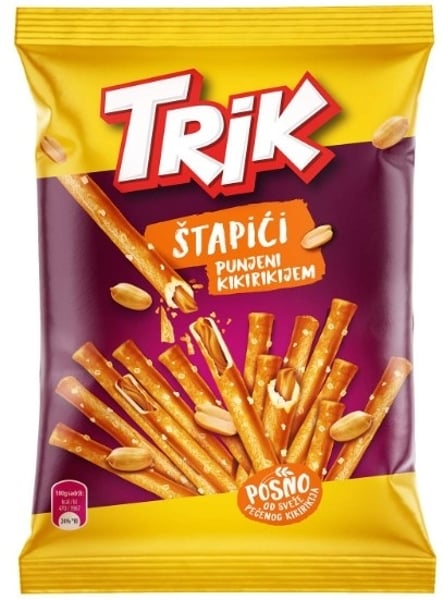 Banini Štapići Trik sa kikirikijem 200g