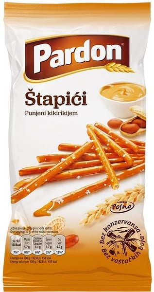 Marbo Štapići Pardon sa kikirikijem 40g