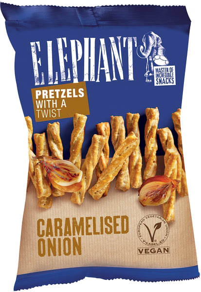 Elephant Štapići Twists sa karamelizovanim lukom 160g
