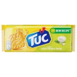 Tuc Krekeri sour cream & onion 100g