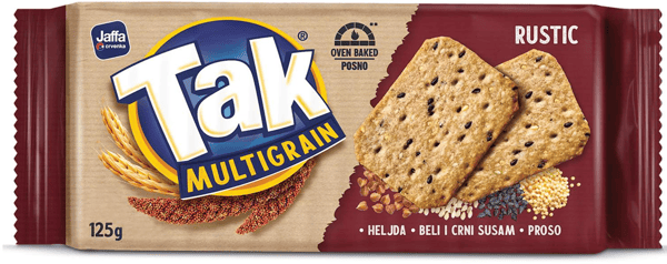 Jaffa Krekeri Tak multigrain rustic 125g