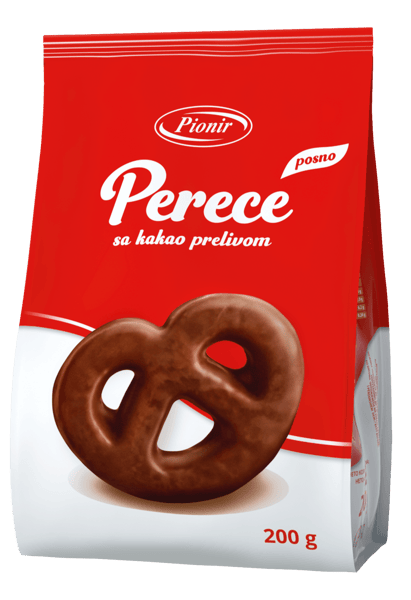 Pionir Čajne perece prelivene čokoladom 200g