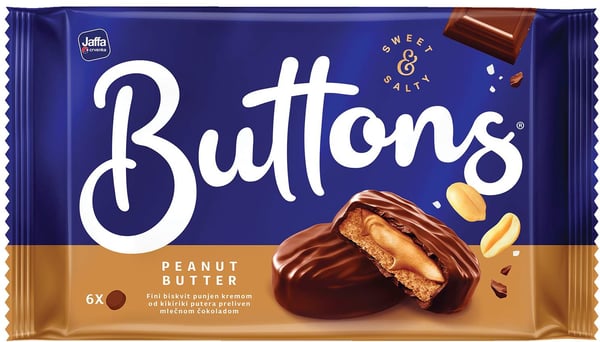 Jaffa Buttons kikiriki puter 95g