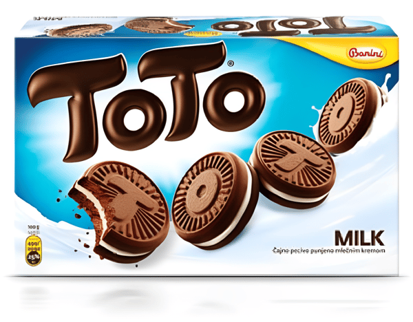 Banini Biskvit Toto milk 195g