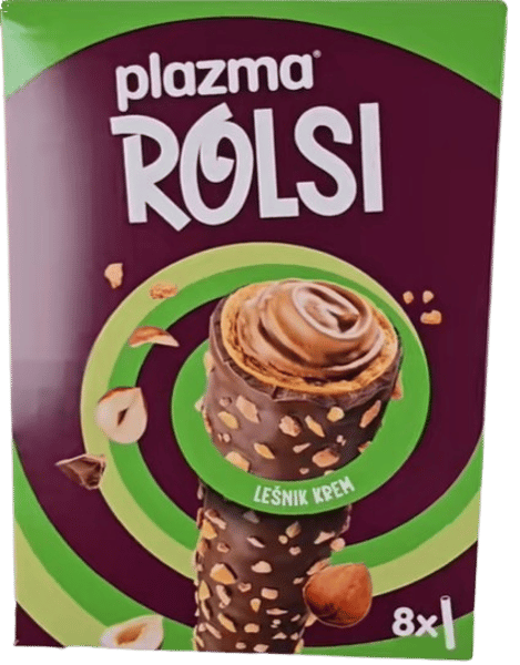 Plazma Vafl Rolsi lešnik 130g