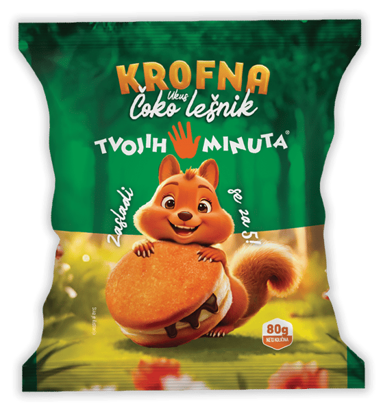Tvojih 5 Minuta Krofna čoko lešnik 80g