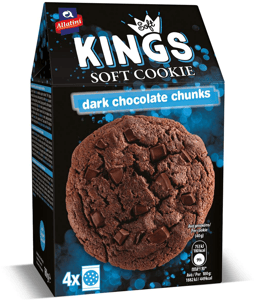 Kings Biskvit soft cookie crna čokolada 160g