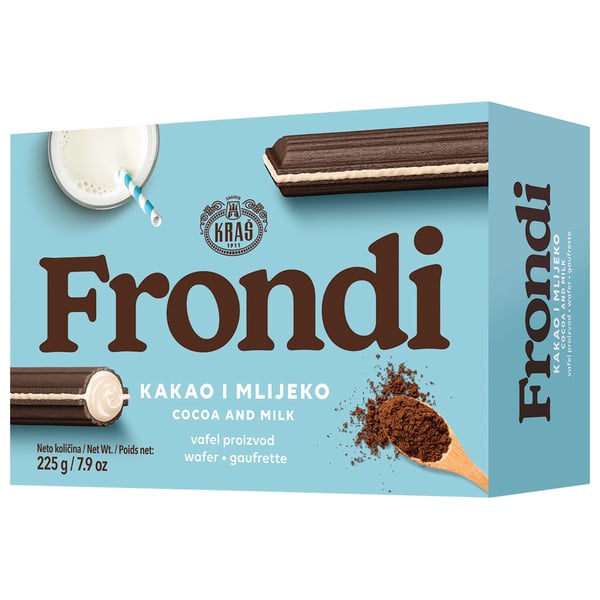 Frondi Vafl kakao mleko 225g