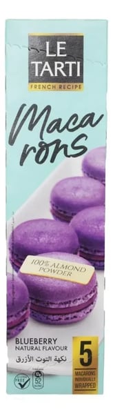 Le Tarti Biskvit Macarons borovnica 60g