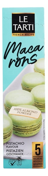 Le Tarti Biskvit Macarons pistaći 60g