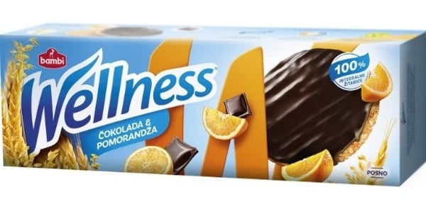 Wellness Keks pomorandža čokolada 155g