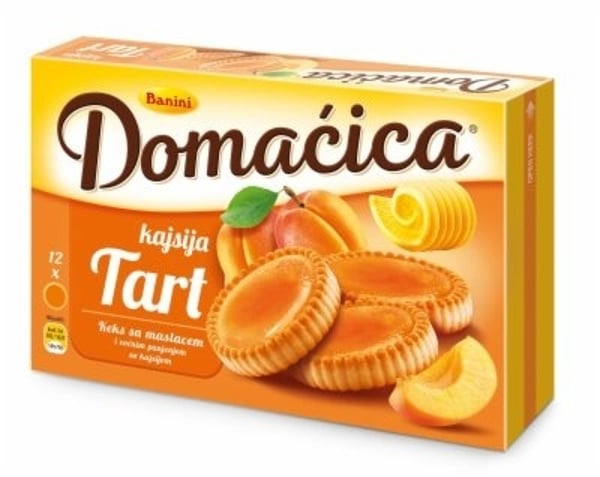 Banini Keks Domaćica Tart kajsija 210g
