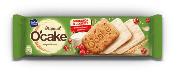 Jaffa Keks O'cake brusnica & jogurt 152g