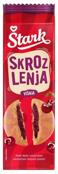 Stark Keks skroz lenja višnja 135g