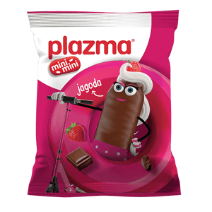 Plazma Keks mini jagoda milkshake 55g