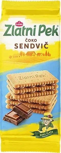 Zlatni Pek Keks čoko sendvič 144g