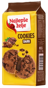 Najlepse Zelje Cookies dark chocolate 145g