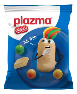 Plazma Keks Bambi mini tuti fruti bela čokolada 45g