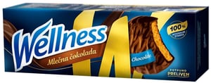 Wellness Keks ovsene pahuljice čoko preliv 185g