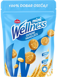 Wellness Keks mini ovsene pahuljice 70g