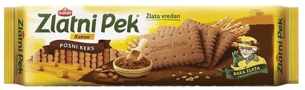 Zlatni Pek Keks Bambi Kakao 250g