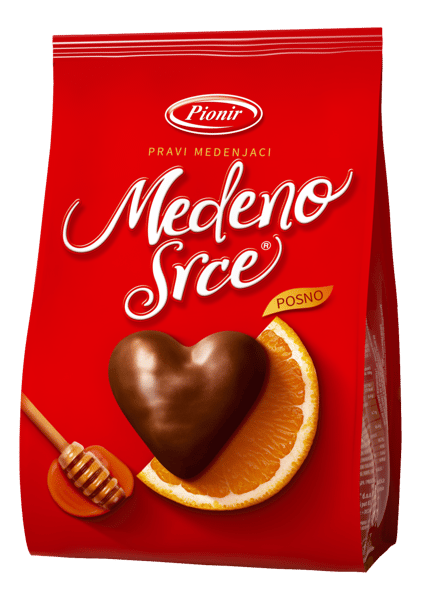 Pionir Medenjaci Medeno srce pomorandža 150g