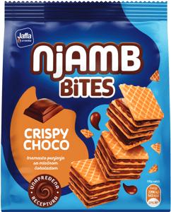 Jaffa Napolitanke Njamb bites crispy choco 150g
