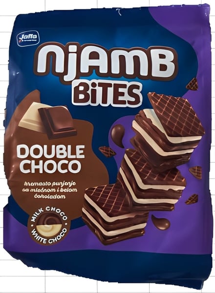 Jaffa Napolitanke Njamb double choco 150g