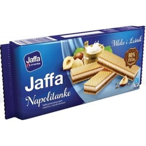 Jaffa Napolitanka mleko lešnik 187g