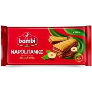 Bambi Napolitanka lešnik 185g