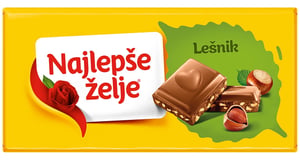 Stark Čokolada Najlepše želje lešnik 90g