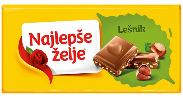 Stark Čokolada Najlepše želje lešnik 90g