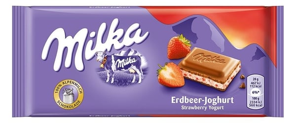Milka Čokolada jagoda jogurt 100g