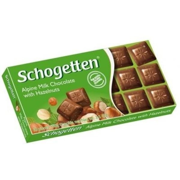 Schogetten Čokolada Hazelnuts 100g