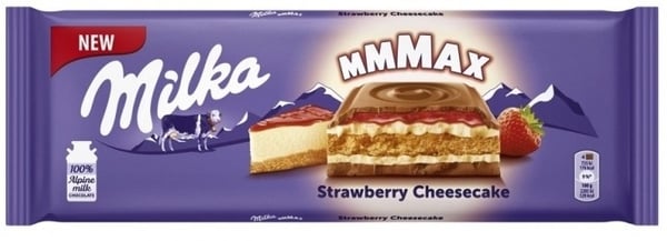 Milka Čokolada strawberry cheesecake 300g