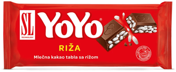 Swisslion Yoyo čokolada sa rižom 130g