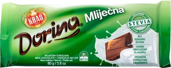 Kras Čokolada Dorina bez šećera 80g