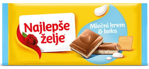 Stark Čokolada Najlepše želje mlečni krem 100g