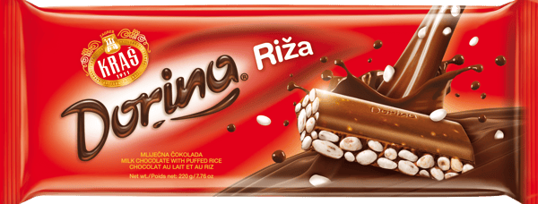 Kras Čokolada Dorina riža 220g