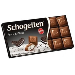 Schogetten Čokolada Black & white 100g