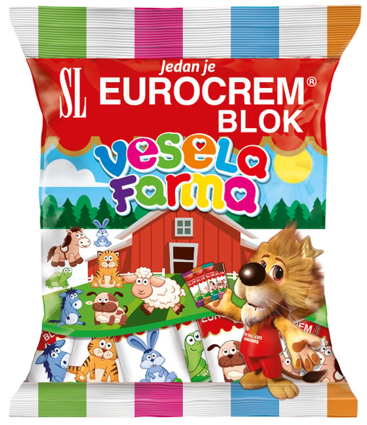 Swisslion Čokolada Eurocrem blok Farma 140g