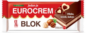 Swisslion Čokolada Eurocrem blok 80g