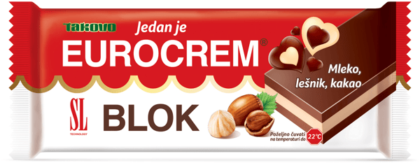 Swisslion Čokolada Eurocrem blok 80g