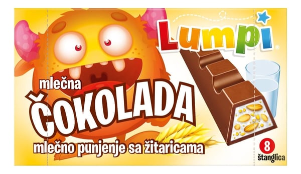 Lumpi Čokolada žitarice 80g
