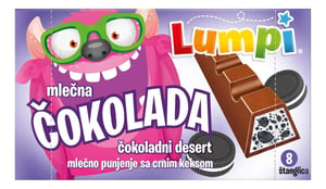 Lumpi Čokolada drobljeni keks 93g
