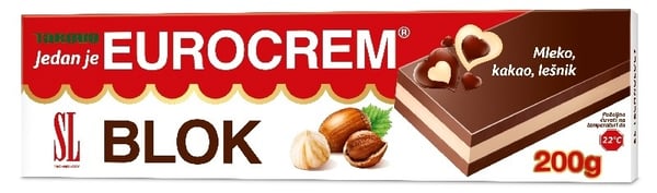 Swisslion Čokolada Eurocrem blok 200g