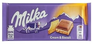 Milka Čokolada cream & biscuit 100g