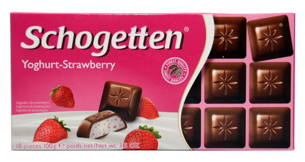 Schogetten Čokolada jagoda jogurt 100g
