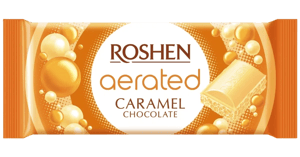 Roshen Crna čokolada bubble white karamela 80g